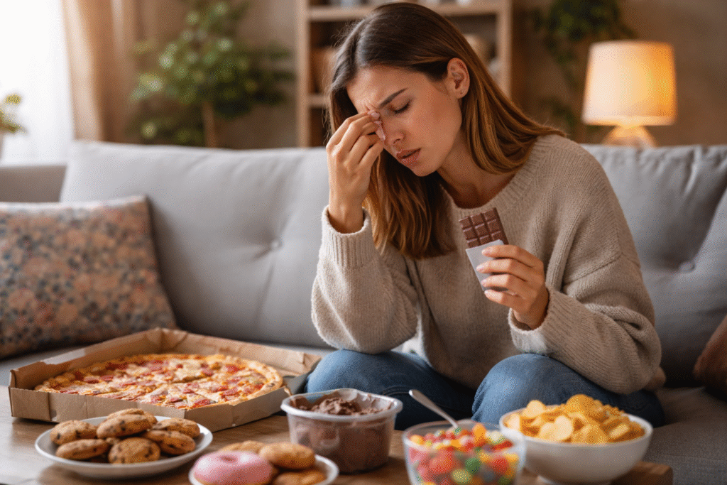 Comer en exceso emocional