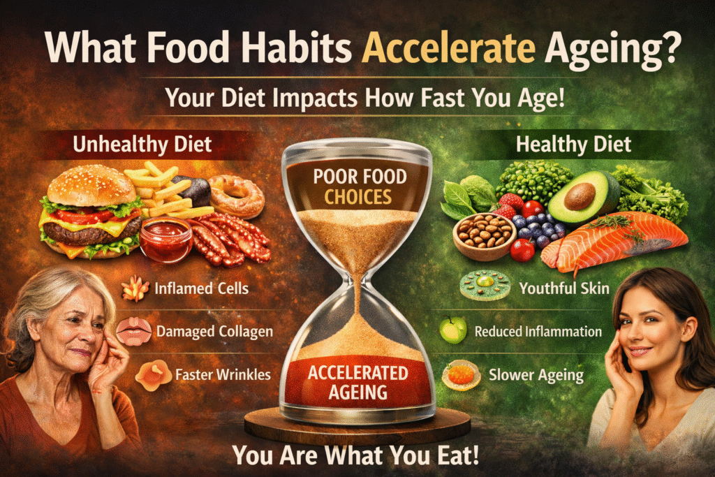 What Food Habits Accelerate Ageing